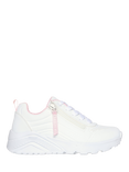 Skechers Kids' Street™ Uno Lite Easy Zip Trainers, White