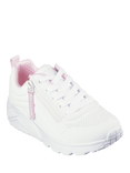 Skechers Kids' Street™ Uno Lite Easy Zip Trainers, White
