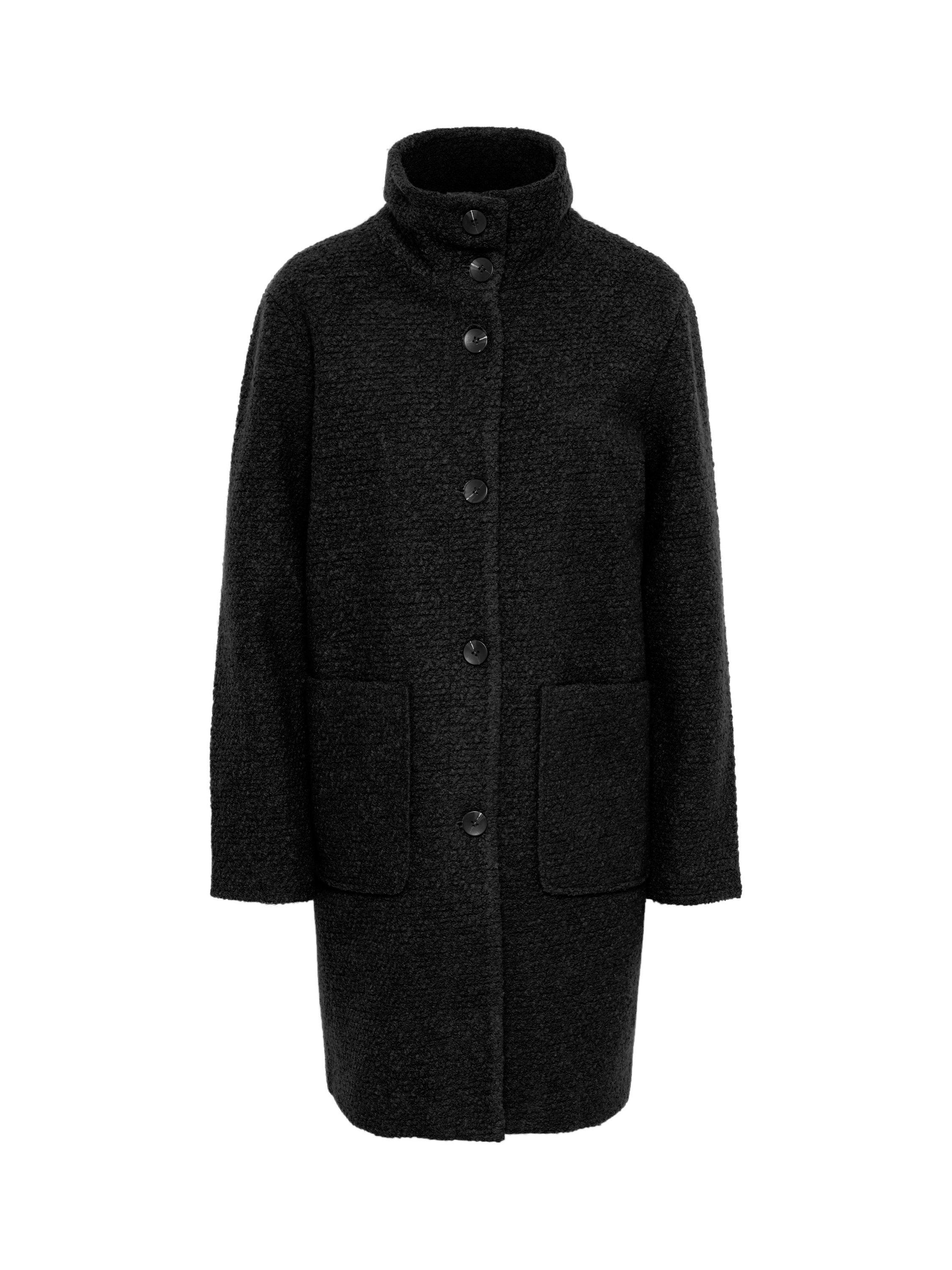 Product image 5 of 6, which shows Saint Tropez FerddySZ Long Sleeved Wool Coat, Black, XS