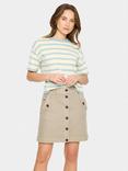 Saint Tropez Likam Short Sleeve Stripe Jumper