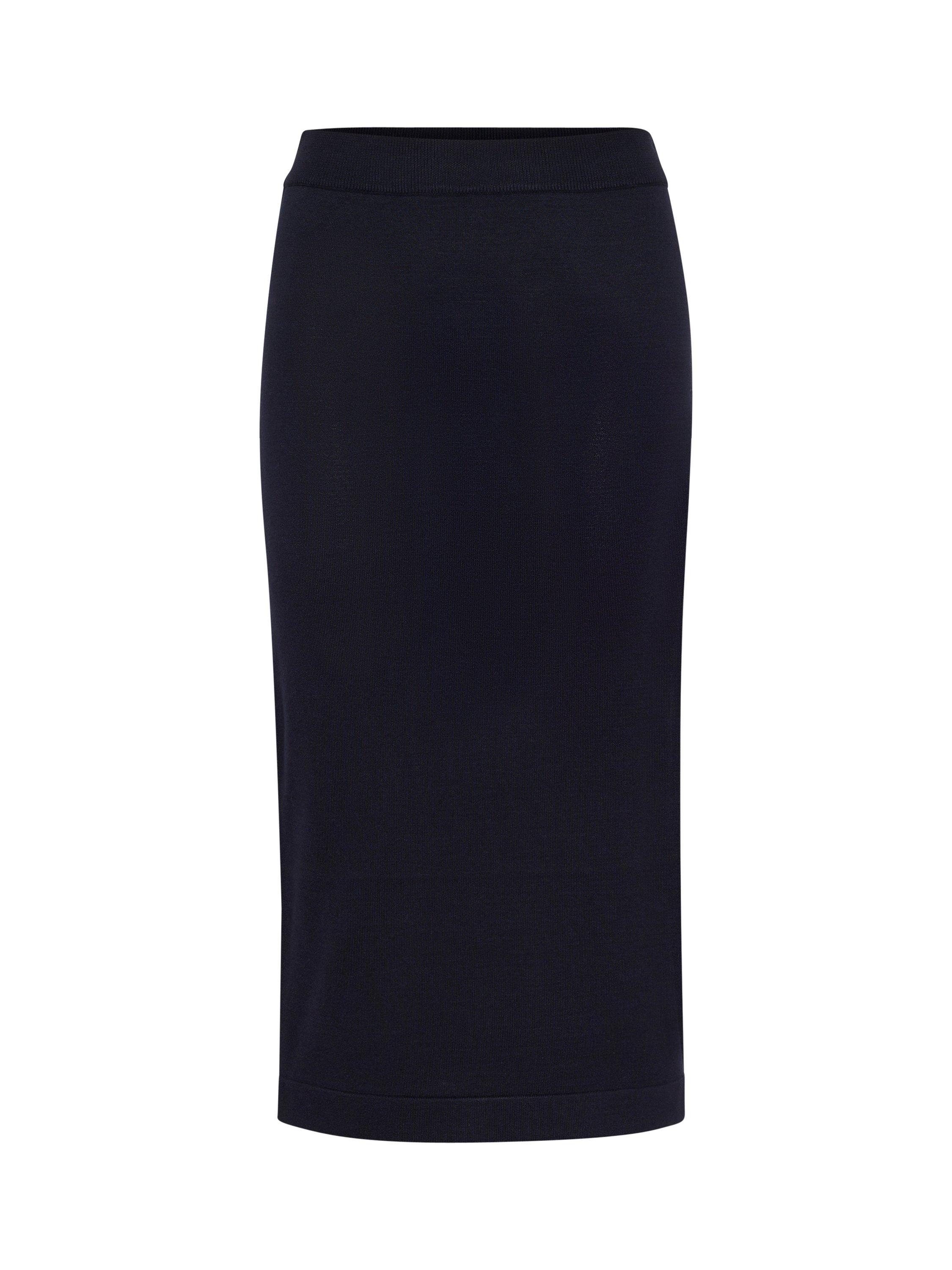 Product image 5 of 6, which shows Saint Tropez MilaSZ Viscose Blend Midi Skirt, Mid Blue, XS