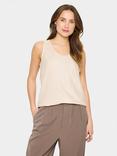 Saint Tropez EvySZ Scoop Neck Mixed Blend Vest Top