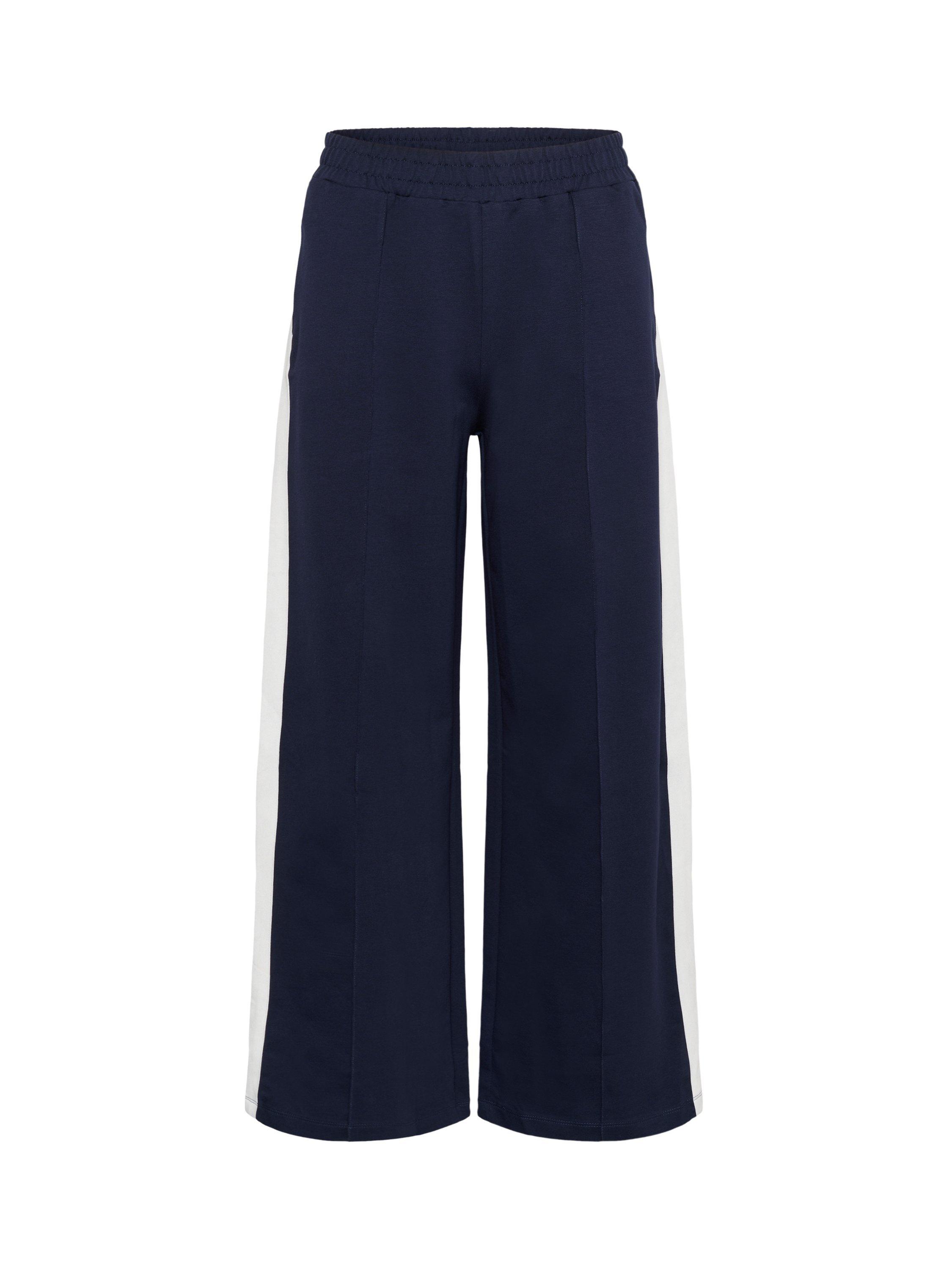 Product image 5 of 6, which shows Saint Tropez  OsakaSZ Side Striped Cotton Blend Trousers, Blue/Multi, XS