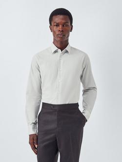 John Lewis J. Lewis The Cotton Stripe Shirt, Brown And White