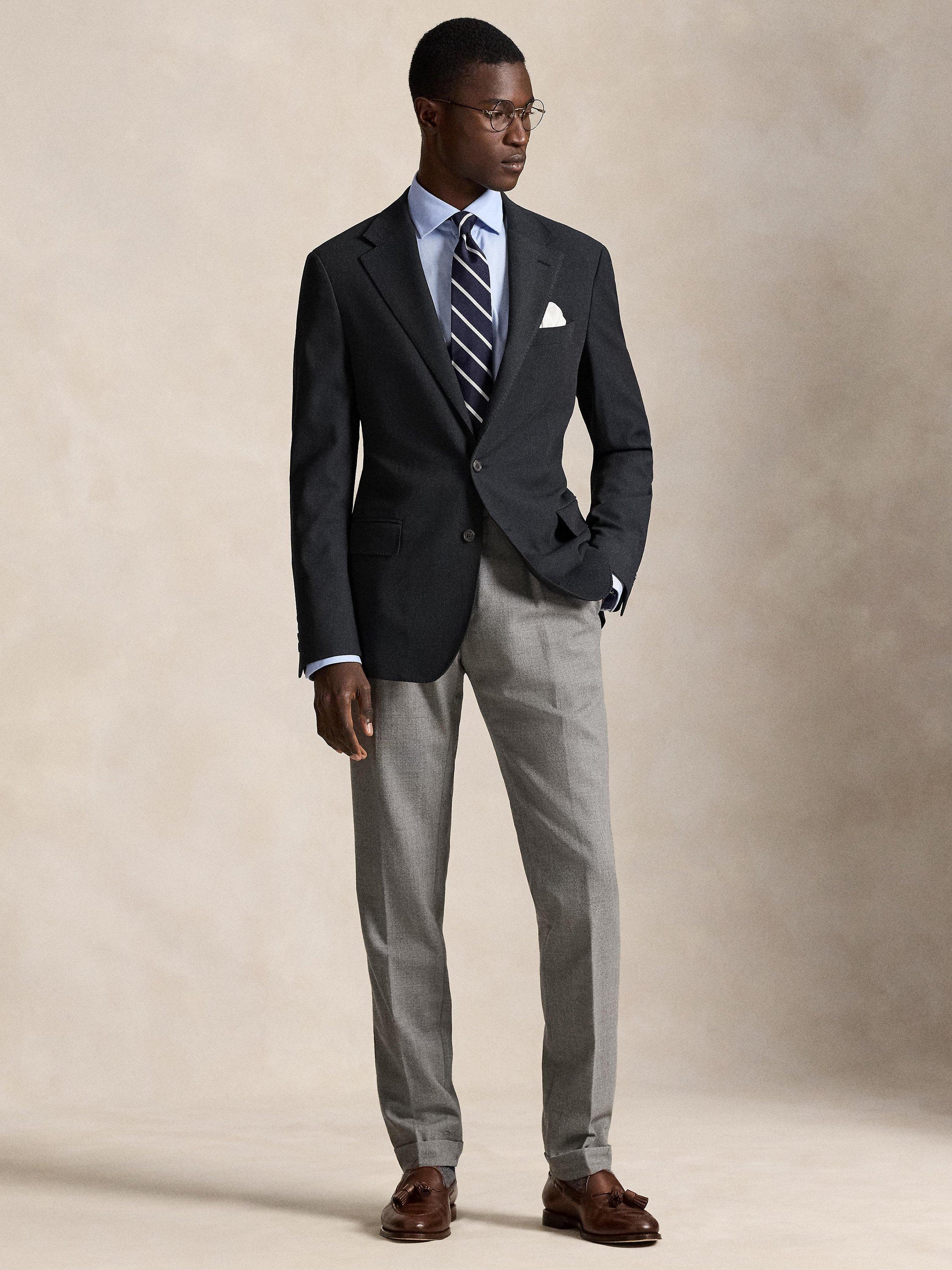 Product image 5 of 6, which shows Polo Ralph Lauren Tailored Fit Suit Jacket, Navy Multi, 40R