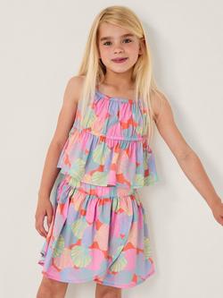 Monsoon Kids' Seashell Top and Skirt Set, Multi, Multi