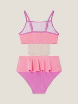 Monsoon Kids' Seashell Swimsuit, Multi - view 2, Multi