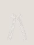 Monsoon Kids' Lace Bow Hair Clip, Ivory