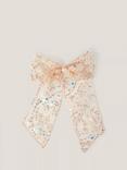 Monsoon Kids' Mesh Sequin Hair Clip, Ivory