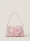 Monsoon Kids' Mini Floral Pearl Bridesmaid Bag, Pink