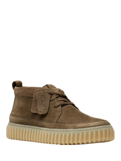 Clarks Torhill Nubuck Shoes - view 2, Khaki