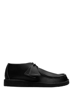 Clarks Nomad Nubuck Leather Desert Boots, Black