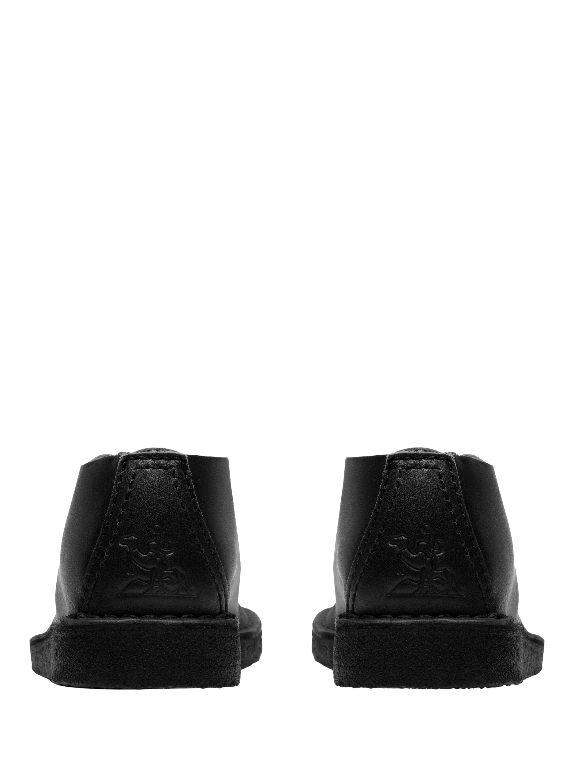 Product image 5 of 7, which shows Clarks Nomad Nubuck Leather Desert Boots, Black, 7