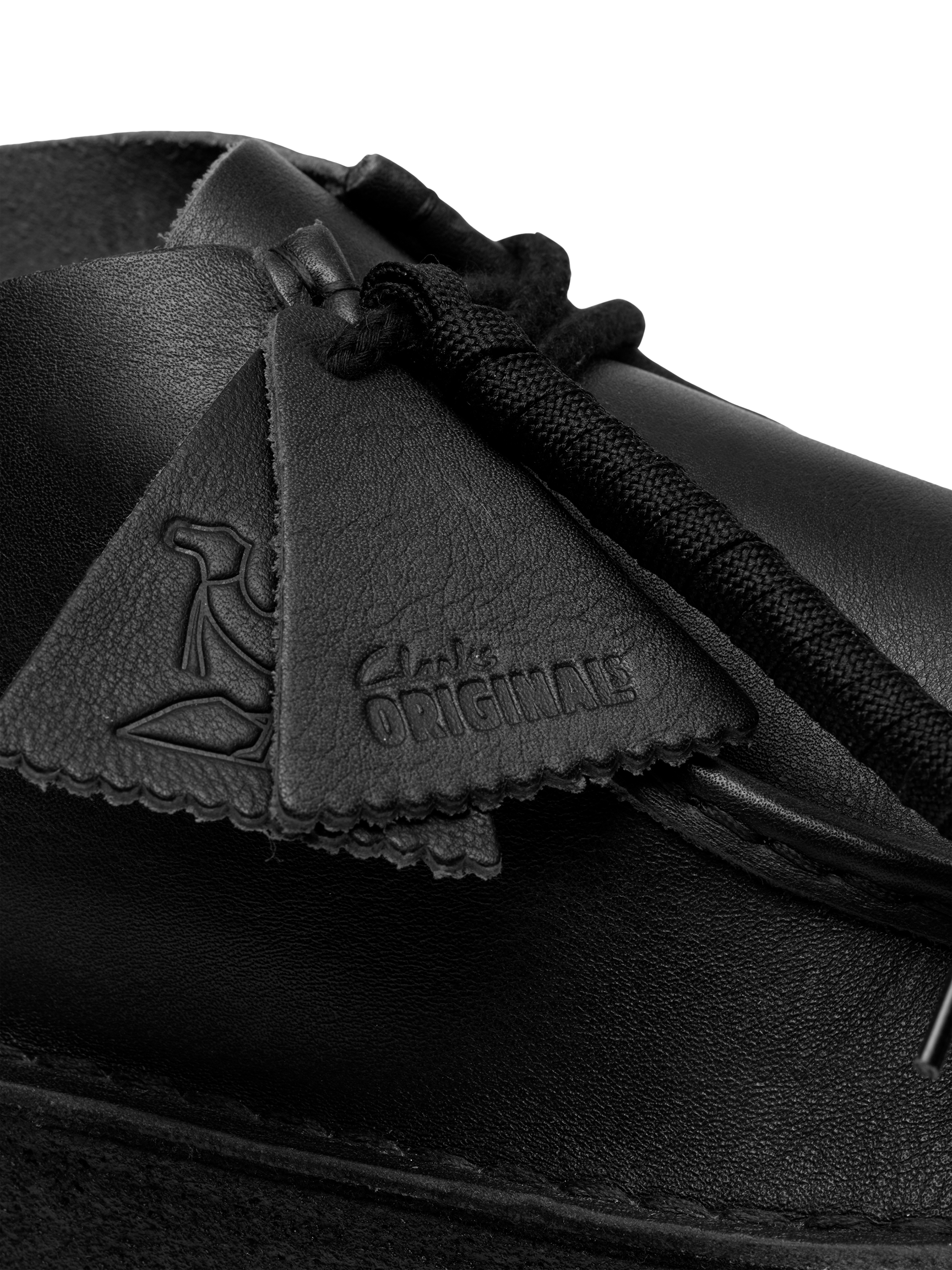 Product image 6 of 7, which shows Clarks Nomad Nubuck Leather Desert Boots, Black, 7