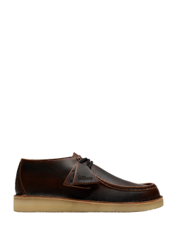 Clarks Nomad Nubuck Leather Desert Boots, Dark Tan