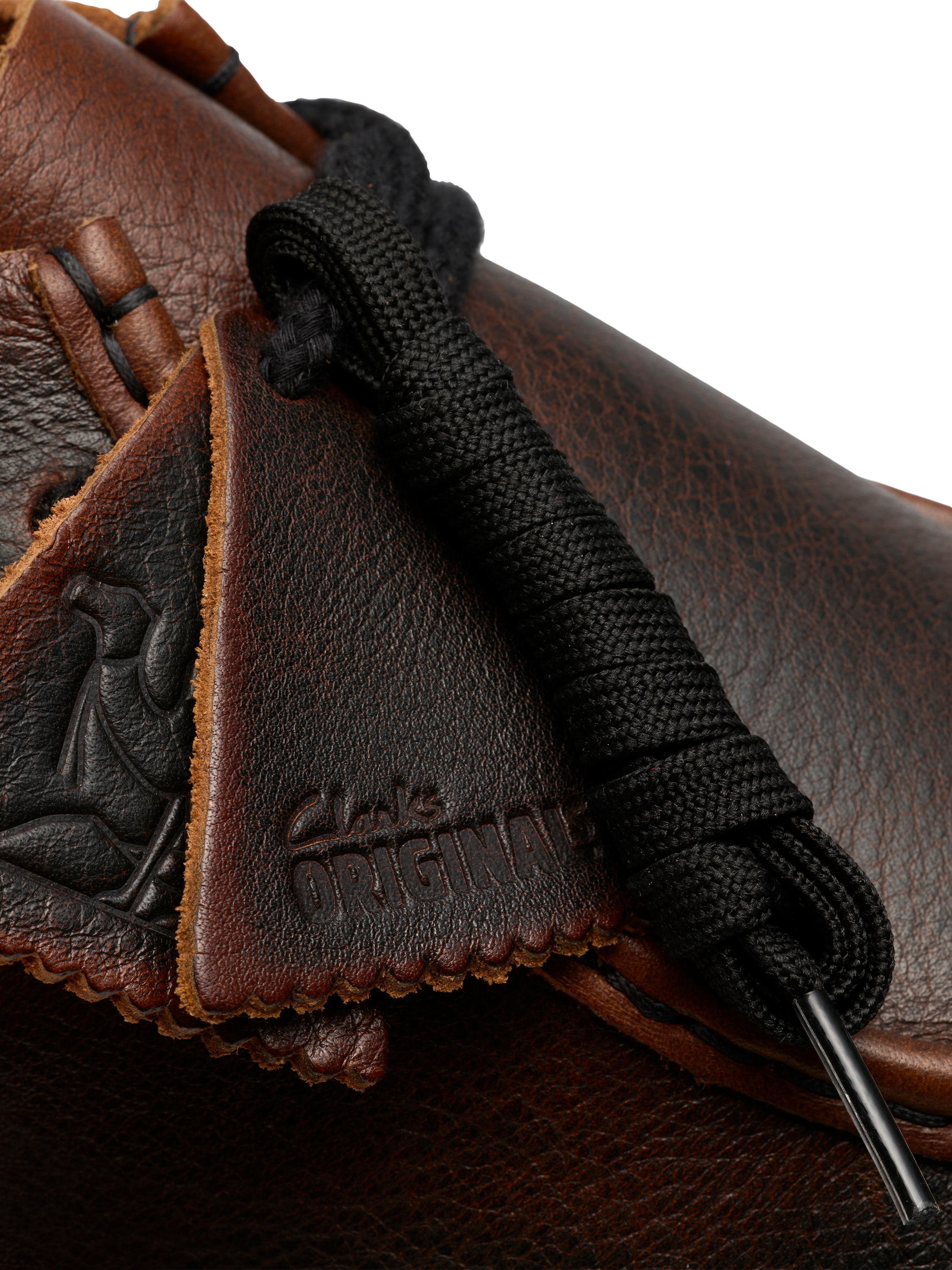 Product image 6 of 7, which shows Clarks Nomad Nubuck Leather Desert Boots, Dark Tan, 7