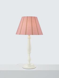 John Lewis Ambleside Stripe Tapered Lampshade - view 2, Plaster