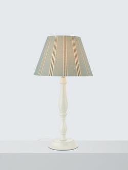 John Lewis Ambleside Stripe Tapered Lampshade - view 2, Sage