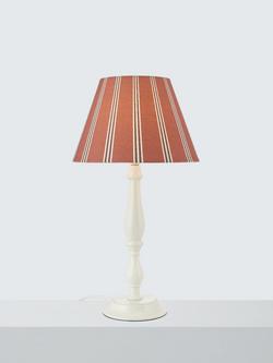 John Lewis Ambleside Stripe Tapered Lampshade - view 2, Auburn
