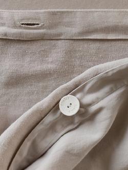 Floks Luxury Organic Cotton & Hemp Bedding - view 2, Pebble