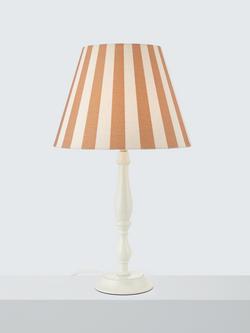 John Lewis Bold Stripe Tapered Lampshade, Dia.16cm - view 2, Caramel