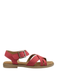 Hotter Eleanor Wide Fit Nubuck Strappy Sandals, Salsa