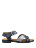 Hotter Eleanor Nubuck Strappy Sandals, Navy