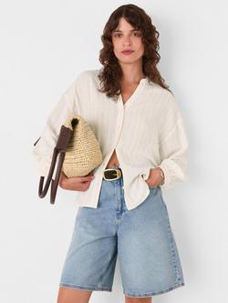 Whistles Striped Blouse, Ivory, Ivory