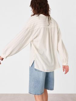 Whistles Striped Blouse, Ivory - view 2, Ivory