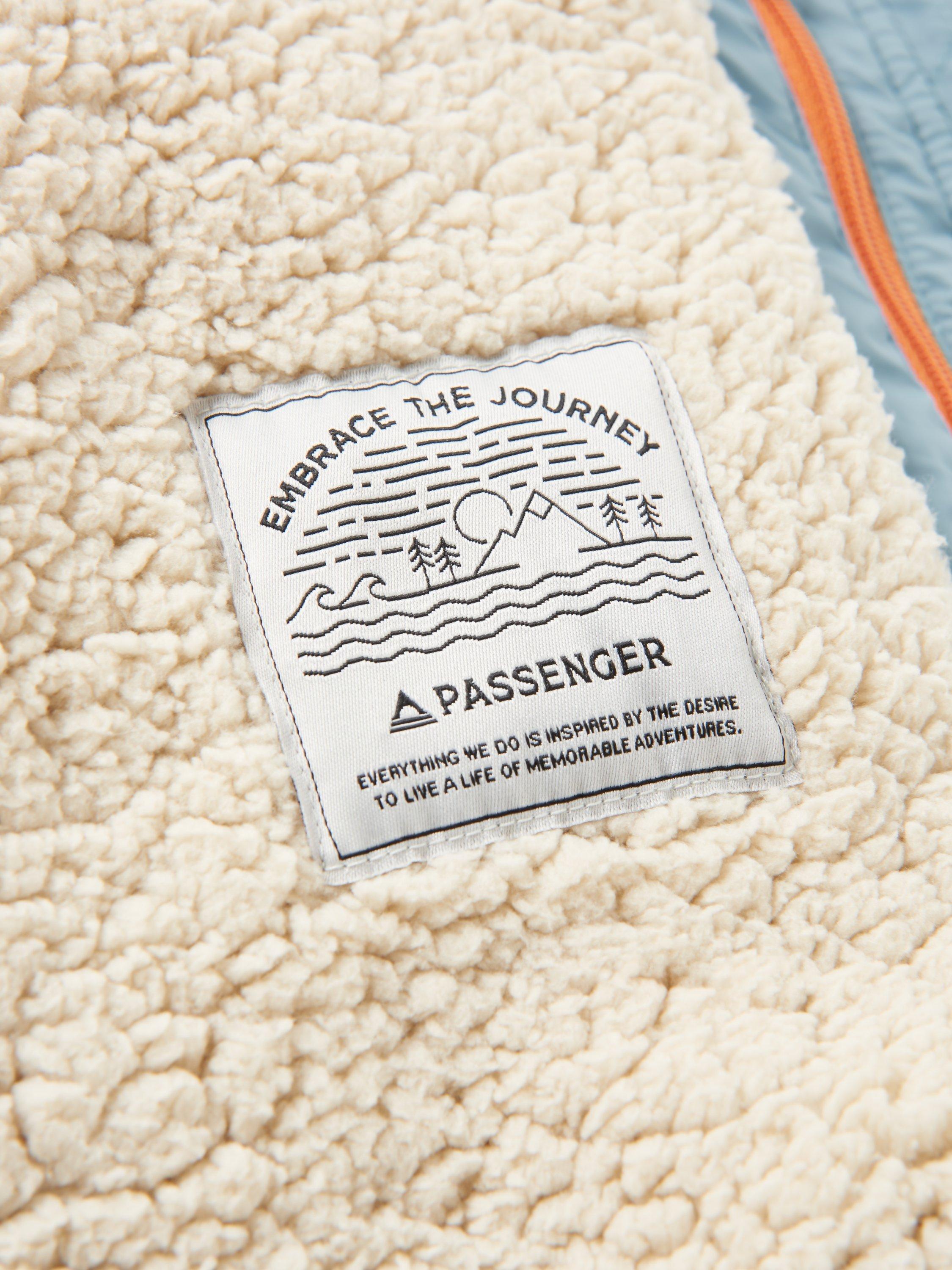 Product image 5 of 6, which shows Passenger Flora 2.0 Sherpa Parka, Light Blue, S