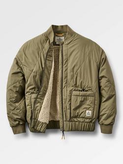 Passenger Lucia Sherpa Lined Bomber Jacket, Green, Green
