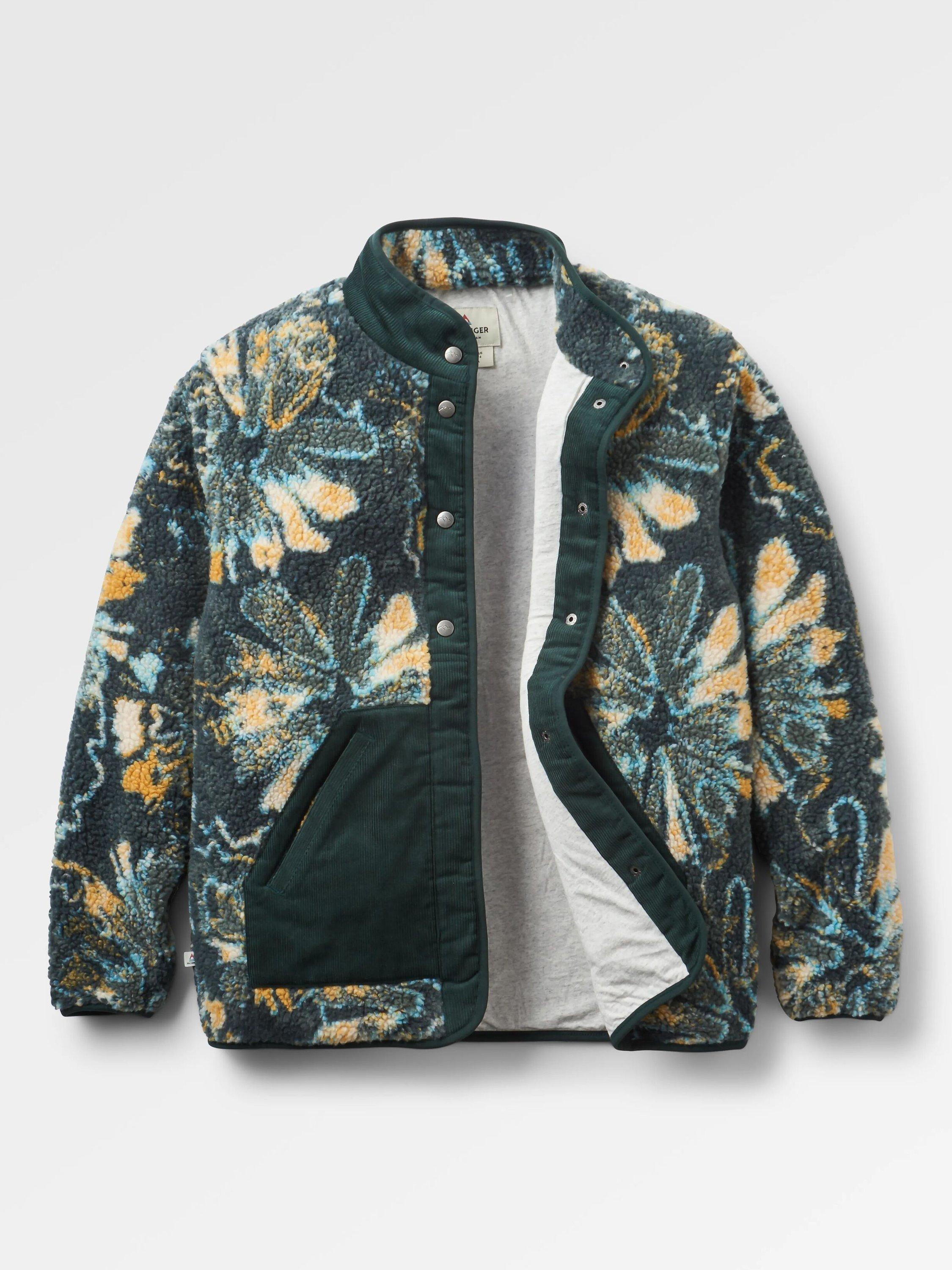 Product image 4 of 6, which shows Passenger Clover 2.0 Full Zip Fleece, Green/Multi, S