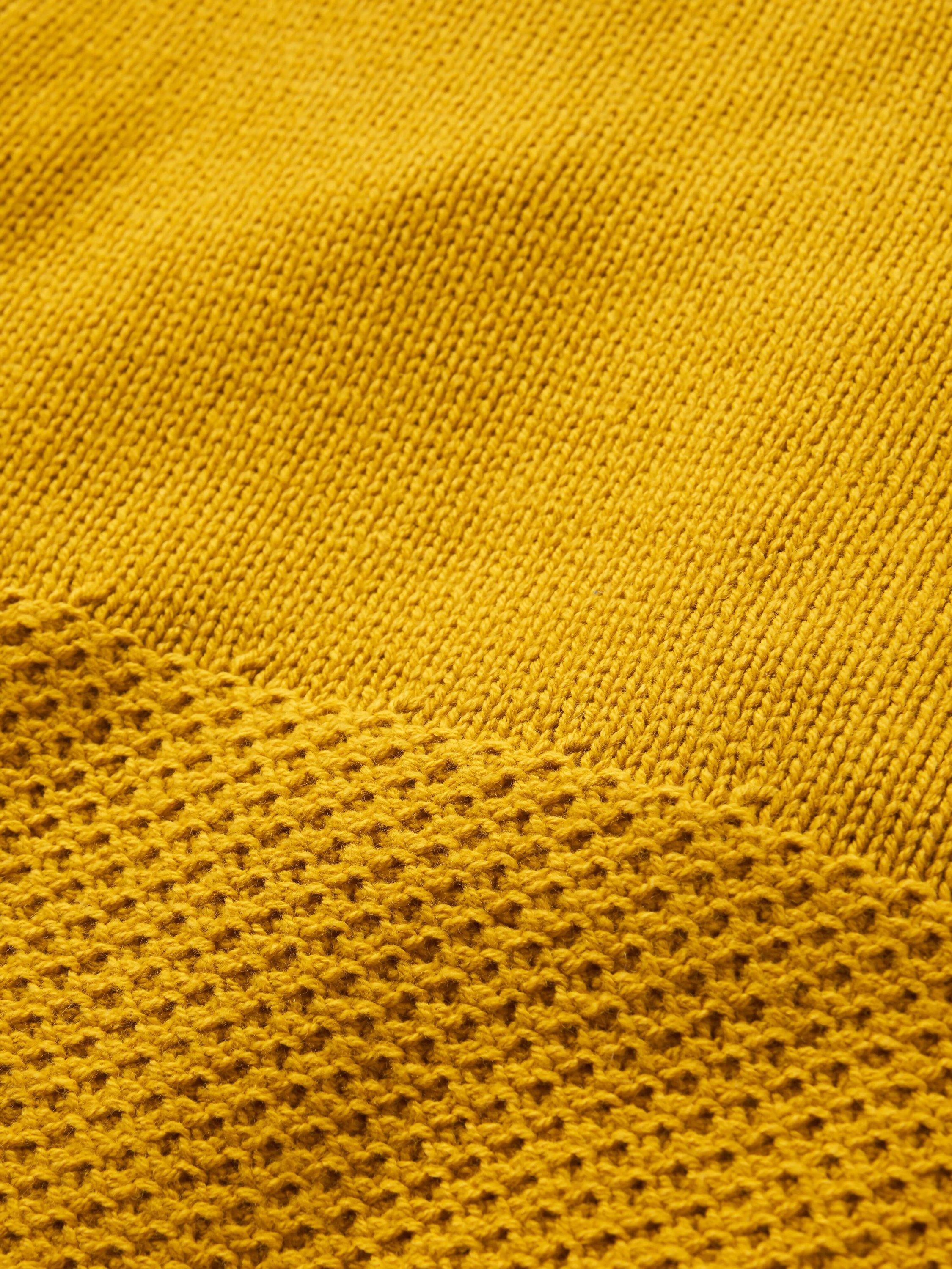 Product image 3 of 5, which shows Passenger Cove 2.0 Crew Neck Jumper, Dark Yellow, XS