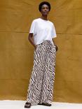 Ro&Zo Petite Zebra Print Trousers