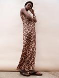 Ro&Zo Leopard Print Dress, Brown
