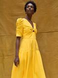 Ro&Zo Cotton Poplin Twist Front Dress