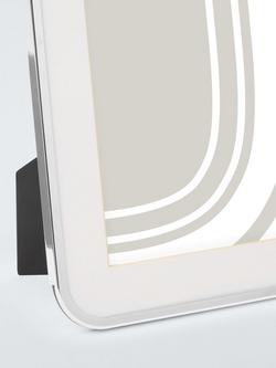 John Lewis Scandi Rounded Corner Photo Frame - view 2, Silver