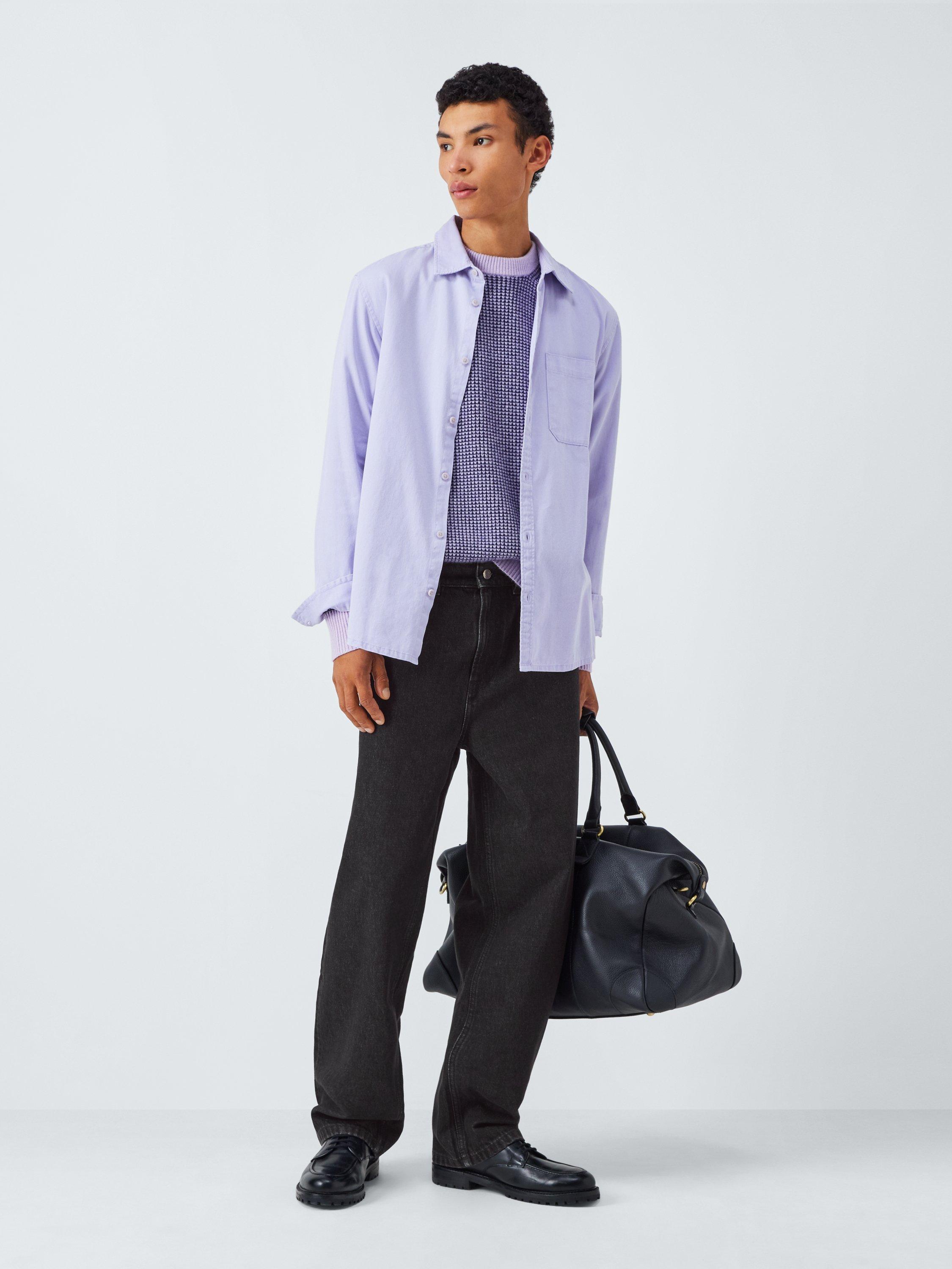 Product image 3 of 6, which shows John Lewis Relaxed Fit Denim Jeans, Dark Wash, 30R