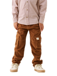 Angel & Rocket Kids' Corduroy Relaxed Skate Trousers, Tan