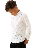 Angel & Rocket Kids' Cotton Poplin Long Sleeved Shirt
