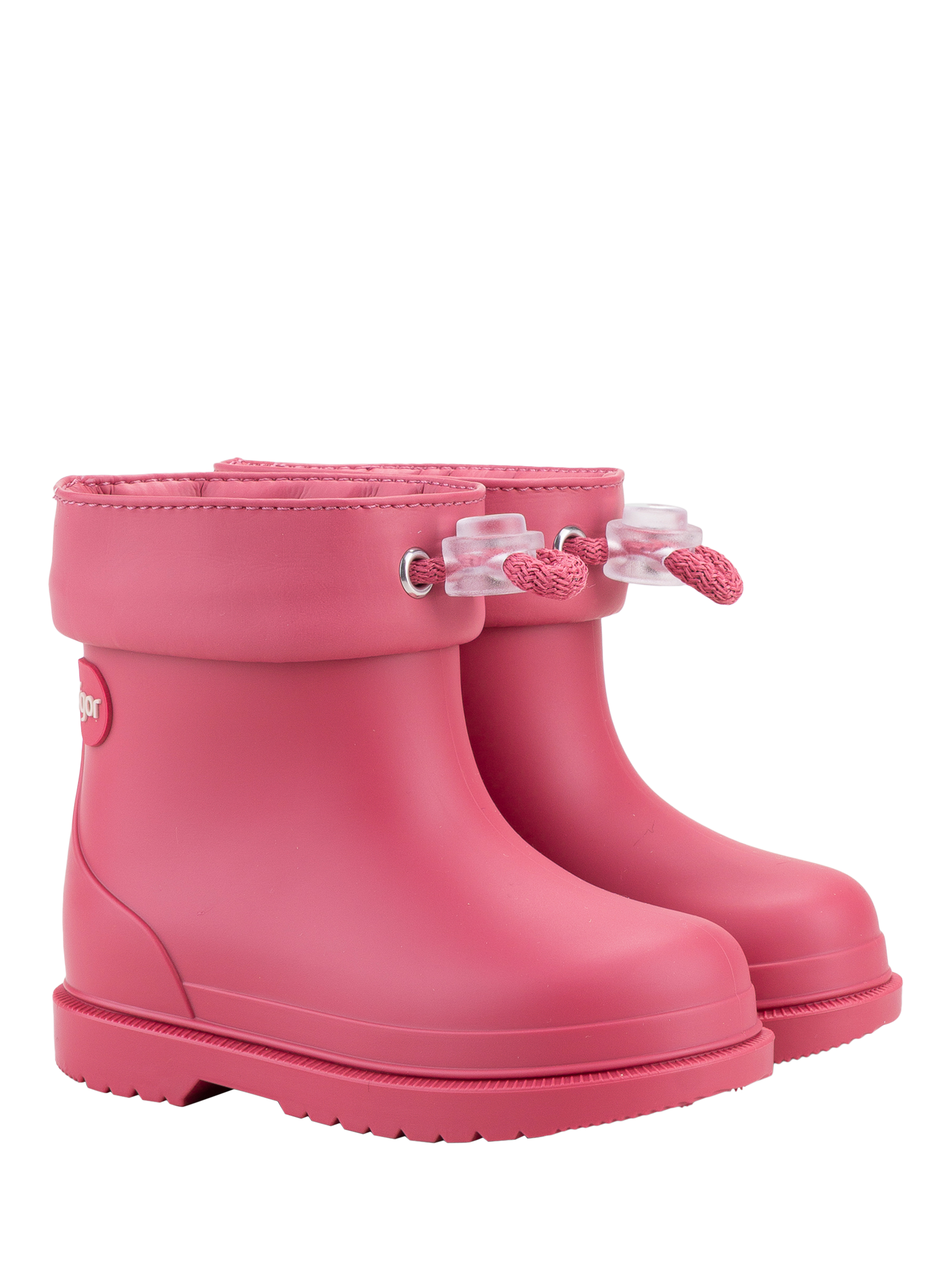 Product image 1 of 5, which shows IGOR Kids' Wellington Ankle Boots, Pink, EU22