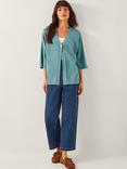 Monsoon Beth Single Button Cardigan, Green