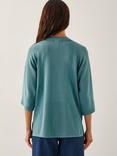 Monsoon Beth Single Button Cardigan, Green