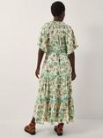 Monsoon Saoirse Floral Maxi Dress, Ivory