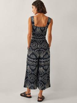 Monsoon Macie Shell Jumpsuit, Black - view 2, Black