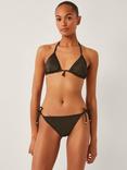 Monsoon Mia Glitter Bikini Bottoms, Black
