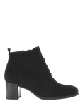 Gabor Burst Suede Ankle Boots, Black