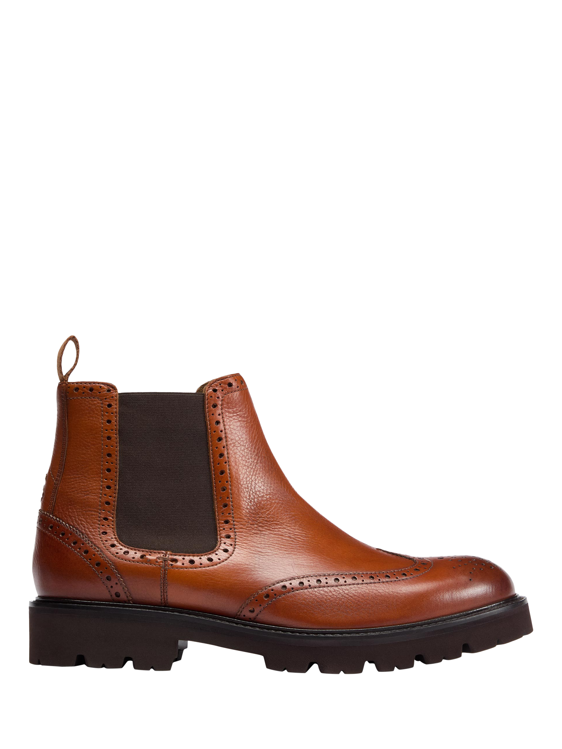Product image 1 of 5, which shows Oliver Sweeney Harby Leather Chelsea Boots, Tan, 7
