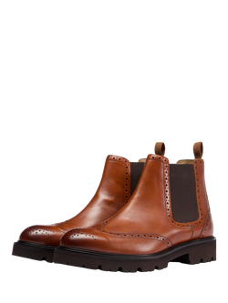 Oliver Sweeney Harby Leather Chelsea Boots, Tan - view 2, Tan