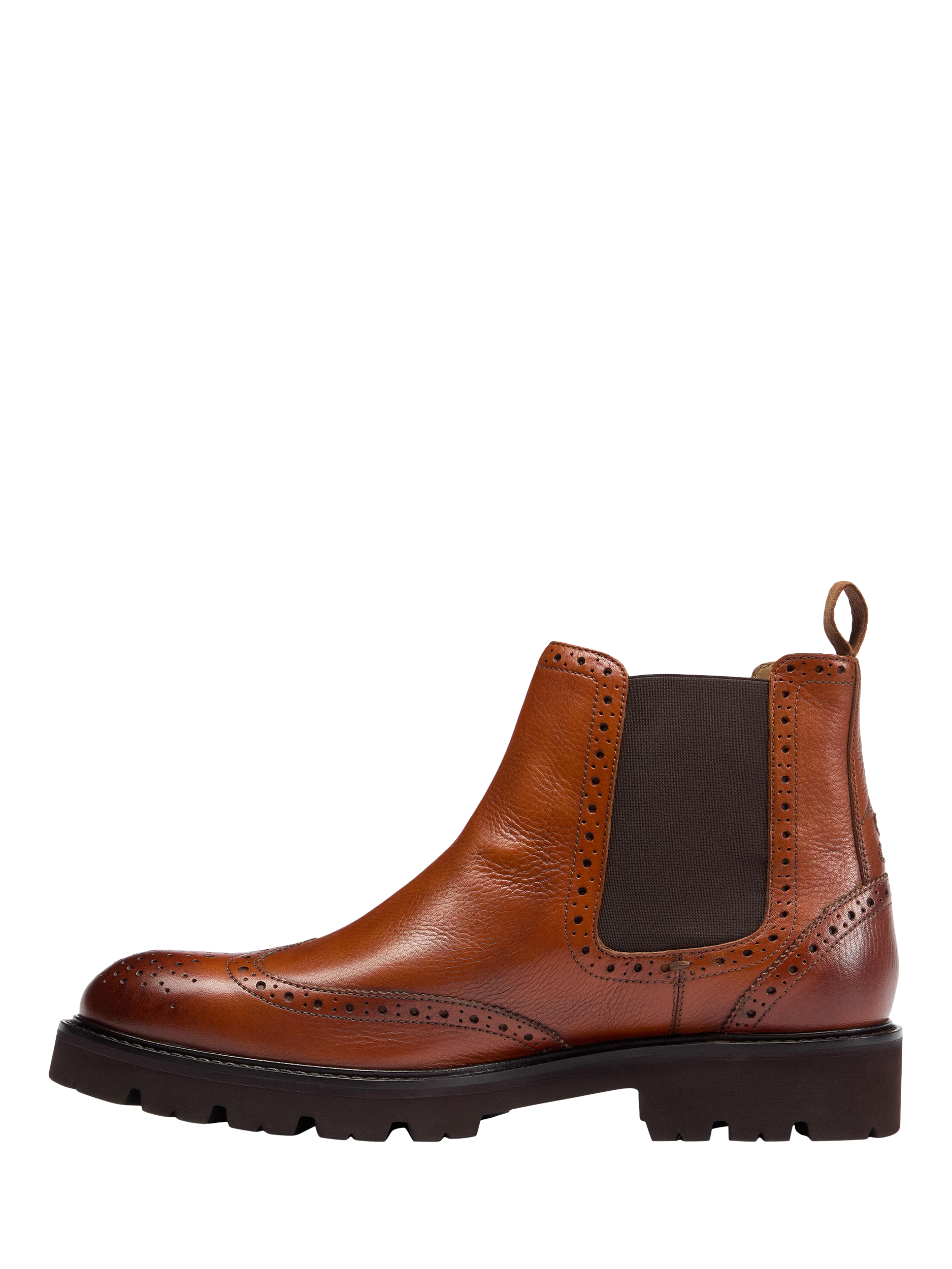 Product image 3 of 5, which shows Oliver Sweeney Harby Leather Chelsea Boots, Tan, 7